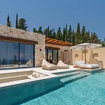 Nousa Villas, Private Luxury Retreat With Ionian Sea Views - By Mana Gers וילה Volímai