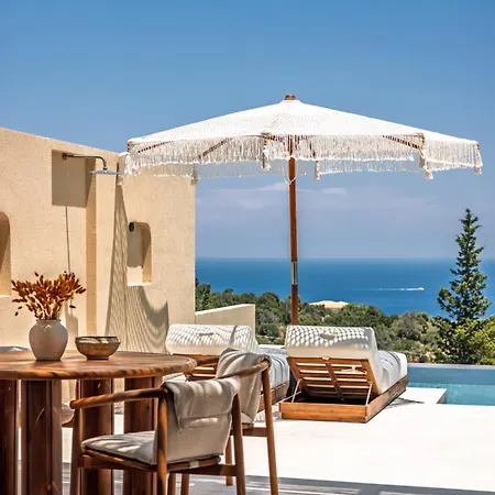 Nousa Villas, Private Luxury Retreat With Ionian Sea Views - By Mana Gers * Volímai