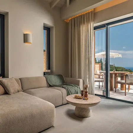 Nousa Villas, Private Luxury Retreat With Ionian Sea Views - By Mana Gers Volímai