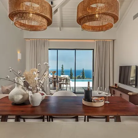 Nousa Villas, Private Luxury Retreat With Ionian Sea Views - By Mana Gers Villa *