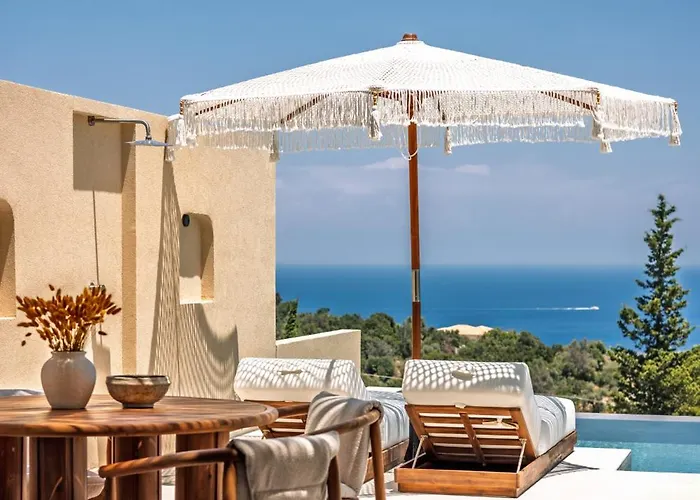 Nousa Villas, Private Luxury Retreat With Ionian Sea Views - By Mana Gers * Volímai