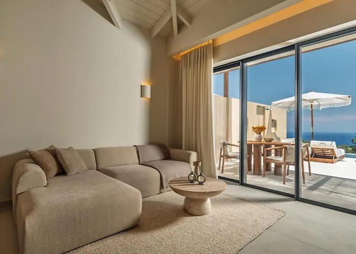 Vilă Nousa Villas, Private Luxury Retreat With Ionian Sea Views - By Mana Gers *