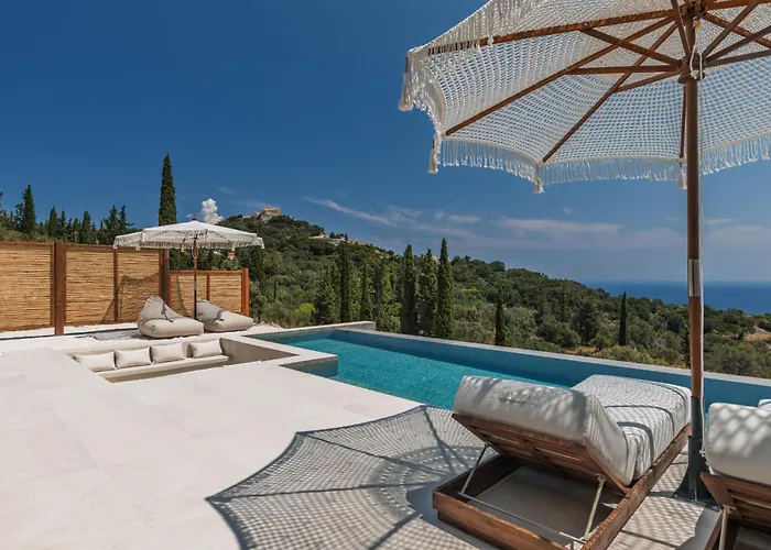 Vilă Nousa Villas, Private Luxury Retreat With Ionian Sea Views - By Mana Gers *