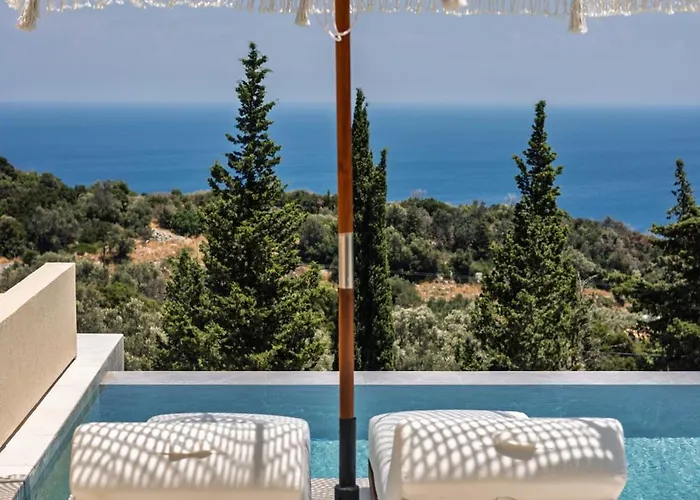 Nousa Villas, Private Luxury Retreat With Ionian Sea Views - By Mana Gers Vilă