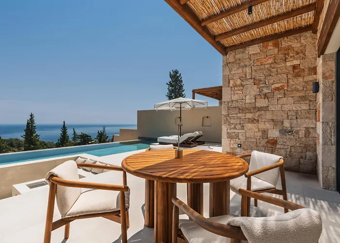 Nousa Villas, Private Luxury Retreat With Ionian Sea Views - By Mana Gers *
