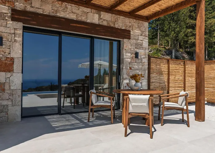 Nousa Villas, Private Luxury Retreat With Ionian Sea Views - By Mana Gers * Volímai