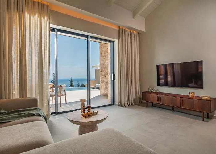 Nousa Villas, Private Luxury Retreat With Ionian Sea Views - By Mana Gers Vilă *
