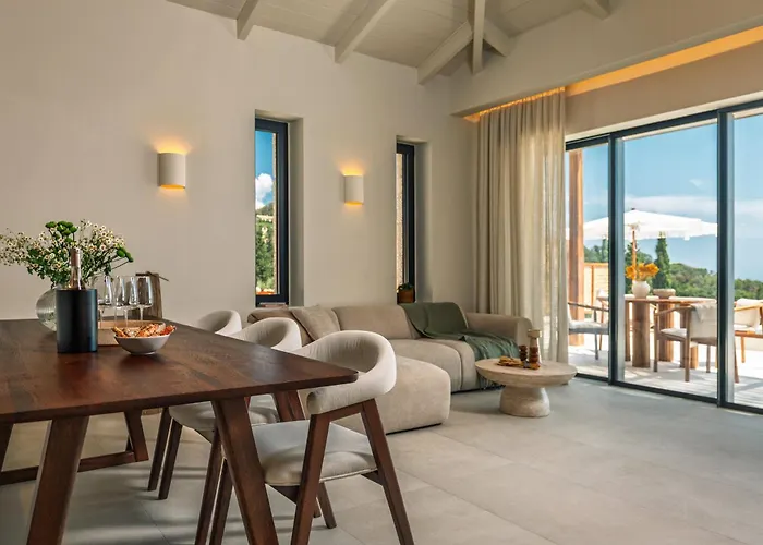 Vilă Nousa Villas, Private Luxury Retreat With Ionian Sea Views - By Mana Gers